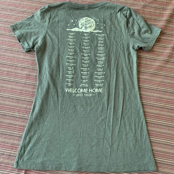 ZAC BROWN BAND WELCOME HOME 2017 TOUR SIZE SMALL green - Picture 8 of 10